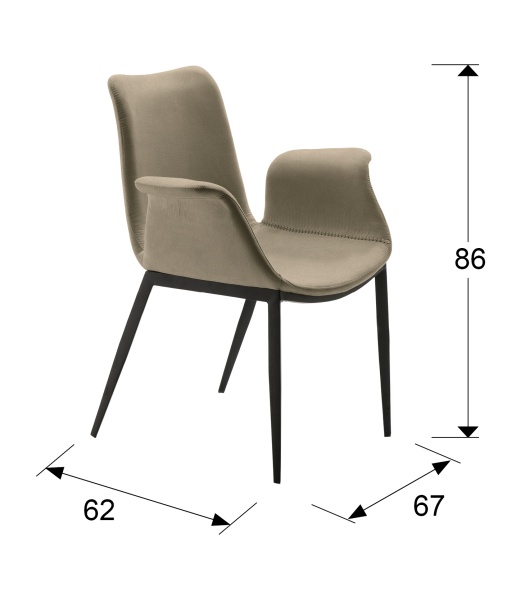 Кресло Sowa бежевое от интернет-магазина IDODOM.RU
