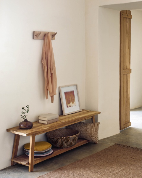 Скамья Safara из переработанного тика 150 см от интернет-магазина IDODOM.RU