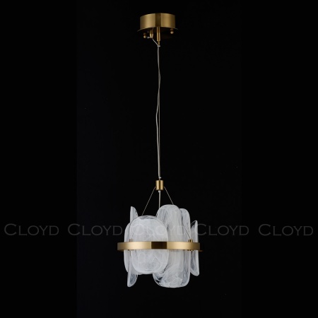 Подвесной светильник Cloyd COLD P1 / Ø30 см - латунь (арт.11516) от интернет-магазина IDODOM.RU