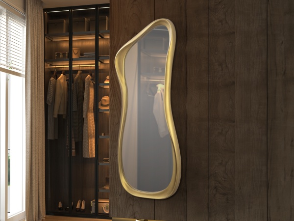 Gina Зеркало настенное золотое от интернет-магазина IDODOM.RU