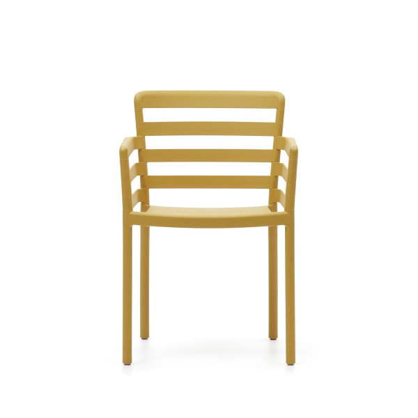 Садовый стул Nariet из горчичного пластика от интернет-магазина IDODOM.RU