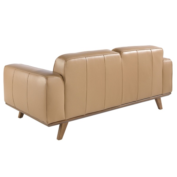 Диван 2-х местный 6119/5606-2P-M5668 с обивкой из стеганой кожи от интернет-магазина IDODOM.RU