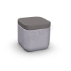 Пуф Grace серого цвета, аксессуар графитового цвета