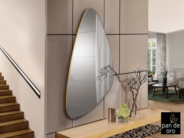 Зеркало треугольное Orio 168Х81 золото от интернет-магазина IDODOM.RU