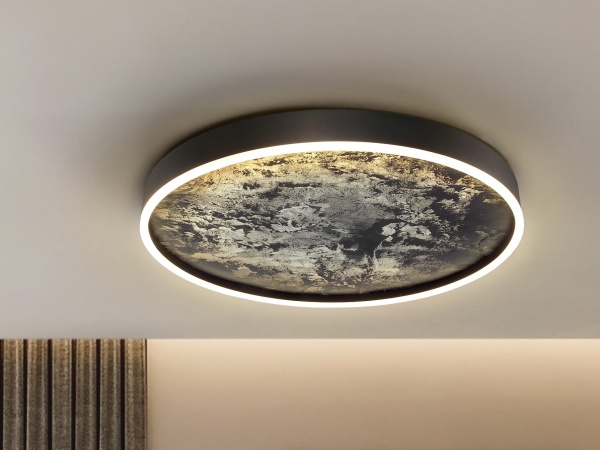 Потолочный светильник Stone CCT- черный LED 60D от интернет-магазина IDODOM.RU