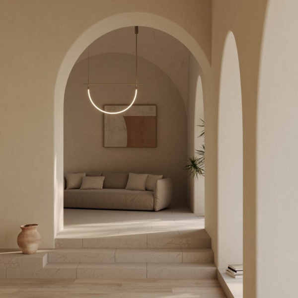 Подвесной светильник Cram золотой металл от интернет-магазина IDODOM.RU