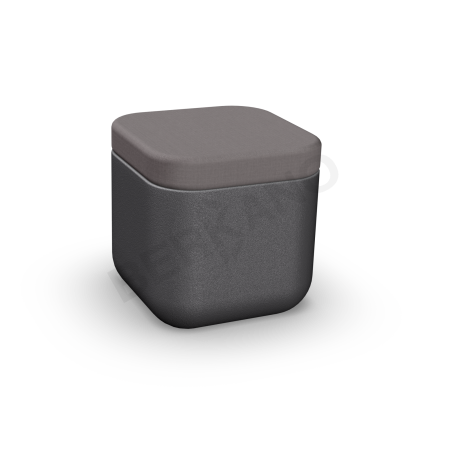 Пуф Grace Coal Black, Graphite