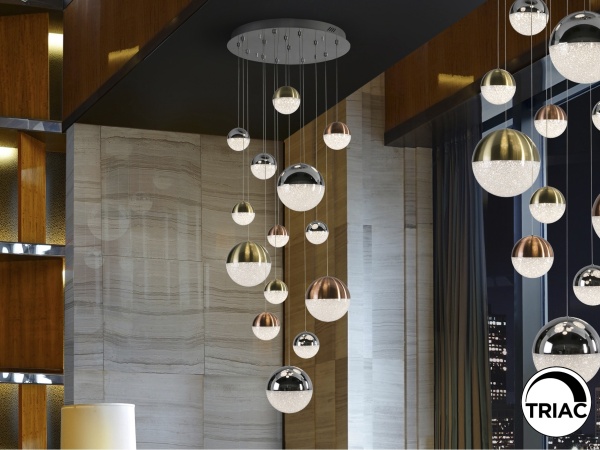 Люстра Sphere 14L разноцветная D60 DIMABLE от интернет-магазина IDODOM.RU