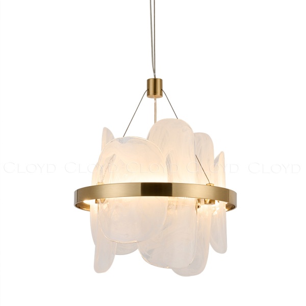 Подвесной светильник Cloyd COLD P1 / Ø30 см - латунь (арт.11516) от интернет-магазина IDODOM.RU