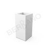 Кашпо Cubric 40*80 DB Snow White
