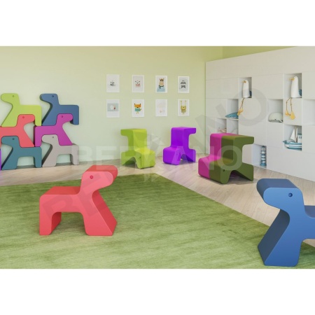 Стул собака-пазл Duke Snow White от интернет-магазина IDODOM.RU