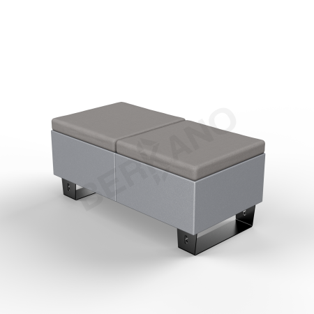 Скамейка Brick 120 Graphite, Graphite