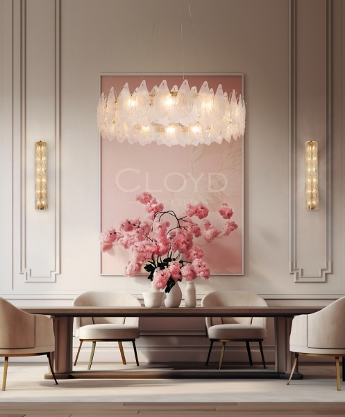 Люстра Cloyd SENEGAL-B C12 / Ø80 см - золото (арт.11193) от интернет-магазина IDODOM.RU