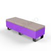 Скамейка Brick 180 Deep Violet, Cappuccino