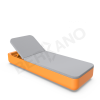 Шезлонг Grace Orange, Gray