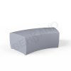 Скамья Track Arc Concrete Gray