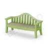 Скамейка Province Spring Green, Bone Brown