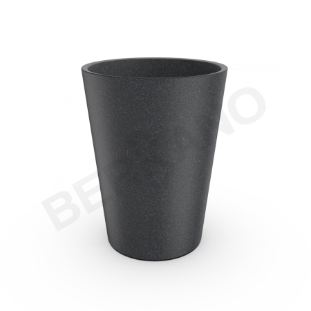 Кашпо Bloom 67 Black Granite