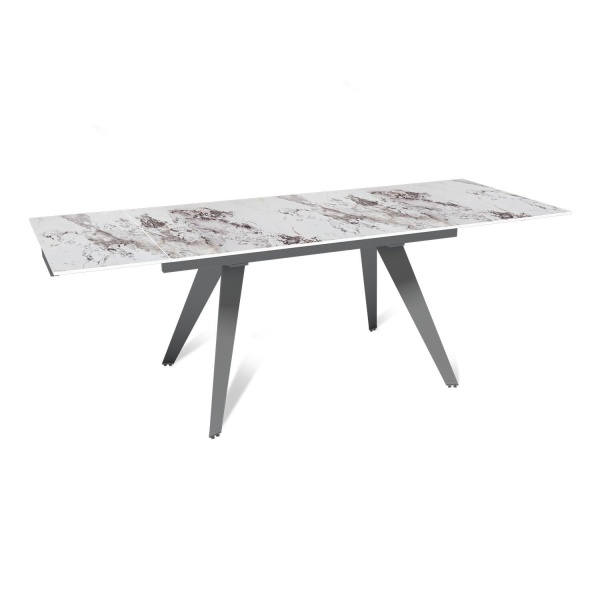 Стол раскладной Rhein (140+40+40), керамика глянцевая Patagoniya от интернет-магазина IDODOM.RU