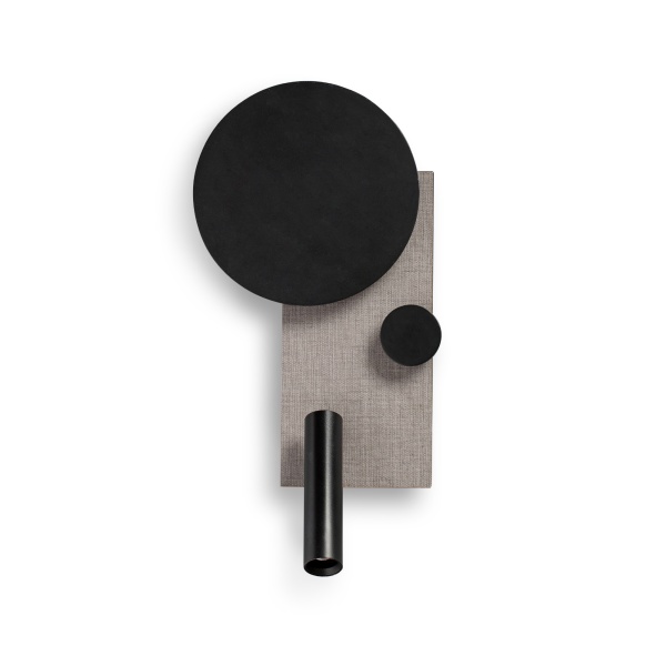 Бра с ридером Klee серый, правый от интернет-магазина IDODOM.RU