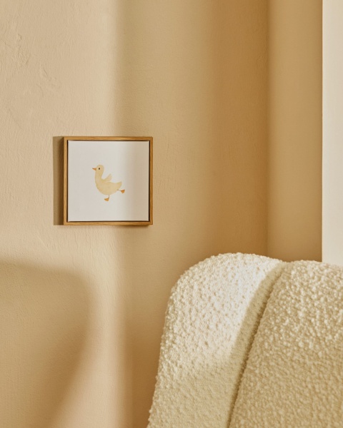 Milu Картина с желтым цыпленком 20 х 20 см от интернет-магазина IDODOM.RU