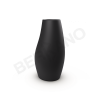 Кашпо Bend 115 DB черного цвета