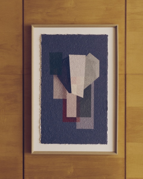 Картина Veluni из переработанной бумаги разноцветная 60 x 90 см от интернет-магазина IDODOM.RU