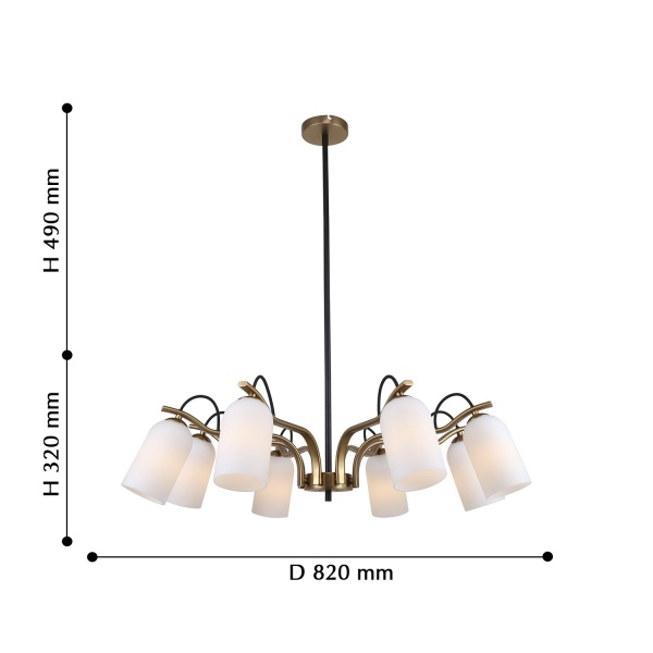 Люстра 2в1 Grover от интернет-магазина IDODOM.RU