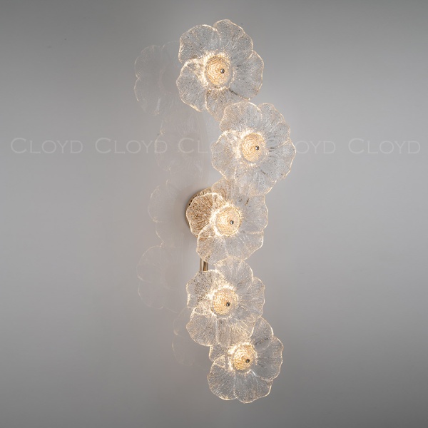 Бра Cloyd SHAMBALA-B W5 / выс. 72 см - золото (арт.20396) от интернет-магазина IDODOM.RU