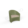 Кресло Oasis Olive green, Milk