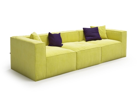 Диван Фри ДФ002 прямой трехместный - Эконом микровелюр
