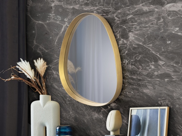 Julie Зеркало маленькое золотое от интернет-магазина IDODOM.RU