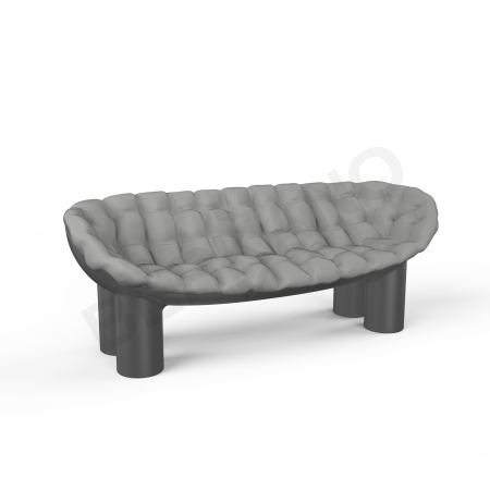 Диван SLON Coal Black, Gray