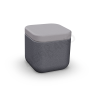 Пуф Grace цвета черный гранит, аксессуар серого цвета