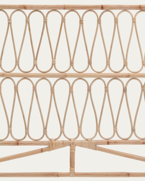 Caterina Изголовье из ротанга с натуральной отделкой для кроватей 150 см от интернет-магазина IDODOM.RU