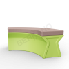 Скамейка X-seat Arc Spring Green, Cappuccino