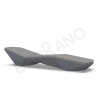 Шезлонг Quaro с подушками Black Granite, Graphite