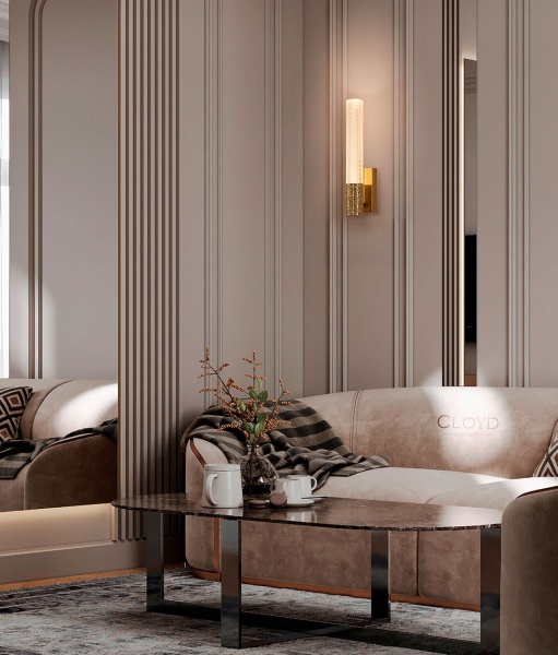 Бра Cloyd FAGOTT W1 / выс. 30 см - золото (арт.20288) от интернет-магазина IDODOM.RU