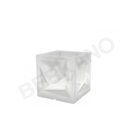 Кашпо Icelandic Cube DB Snow White Light