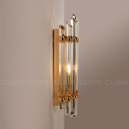 Бра Cloyd HARP W1 / выс. 50 см - золото (арт.20099) от интернет-магазина IDODOM.RU