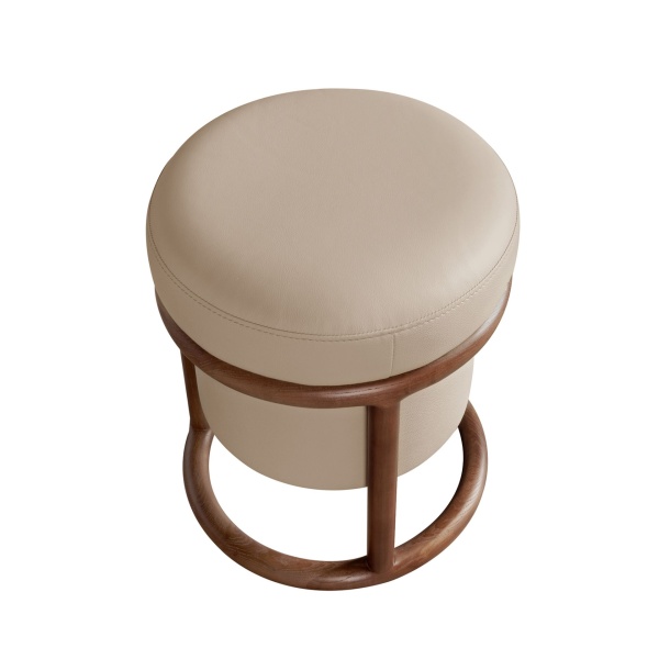 Пуф 5176 из экокожи цвета норки от интернет-магазина IDODOM.RU