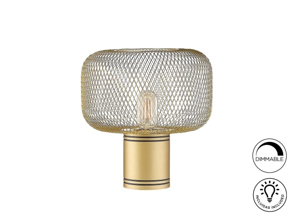 Настольная лампа Osiris 1L золотая от интернет-магазина IDODOM.RU