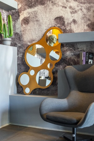 Зеркало Round Eyes Gold от интернет-магазина IDODOM.RU