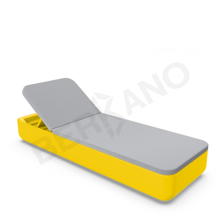 Шезлонг Grace Yellow, Gray