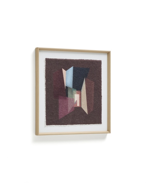 Многоцветная картина Veluni из переработанной бумаги 60 x 60 см от интернет-магазина IDODOM.RU