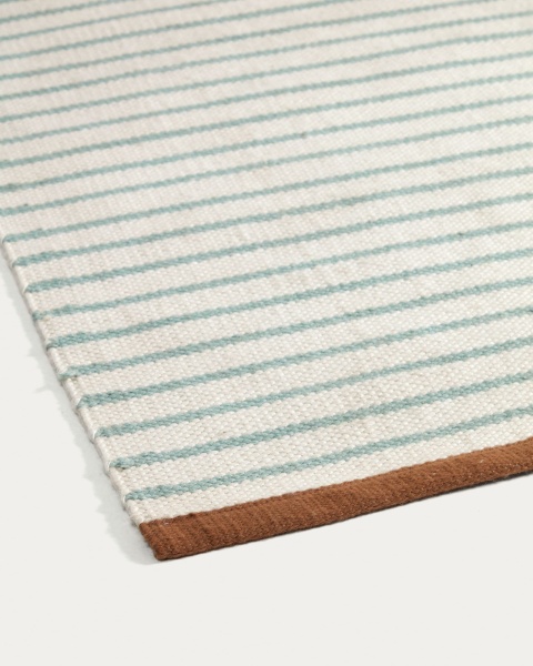 Коврик Catiana зеленый полосатый из PET 60 x 90 от интернет-магазина IDODOM.RU