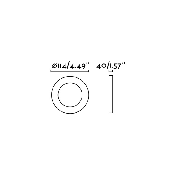 Встраиваемый светильник с рамкой Argon-R черный от интернет-магазина IDODOM.RU