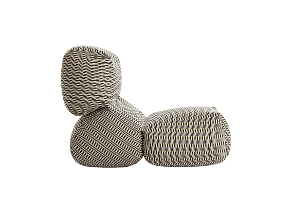 Уличное кресло-пуф Grapy Deco Yellow от интернет-магазина IDODOM.RU