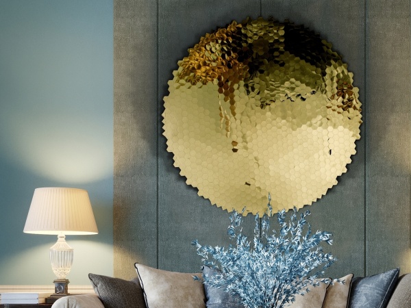 Барельеф Matrix золотой от интернет-магазина IDODOM.RU