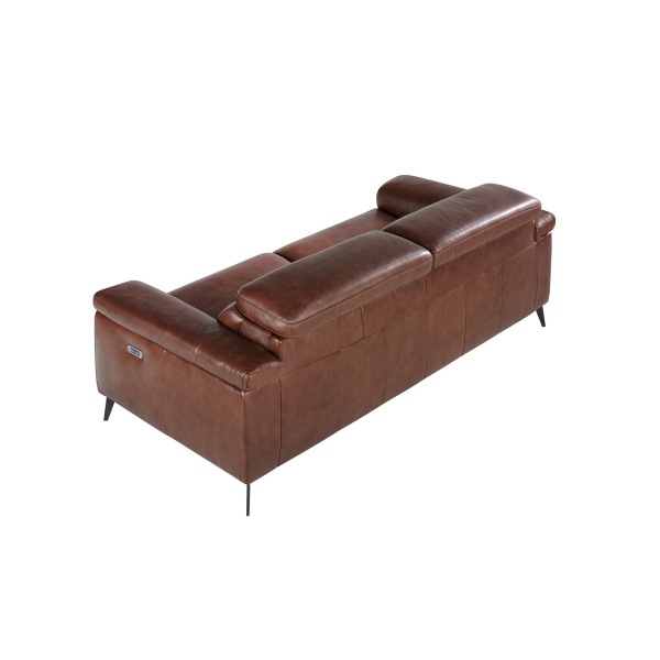 Диван 3-х местный 5319-3P-M1595 /6117 с реклайнером коричневый от интернет-магазина IDODOM.RU